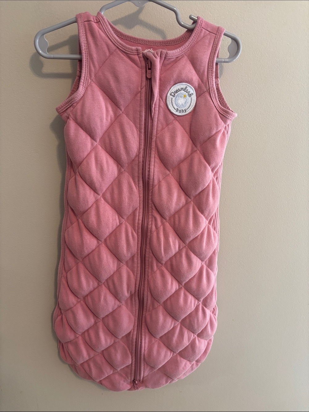 Dreamland Baby Dream Sleep Sack Medium 6-12 Months Dusty Rose Pink